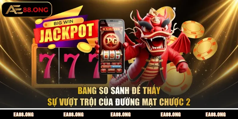 Bảng so sánh để thấy sự vượt trội của Đường Mạt Chược 2